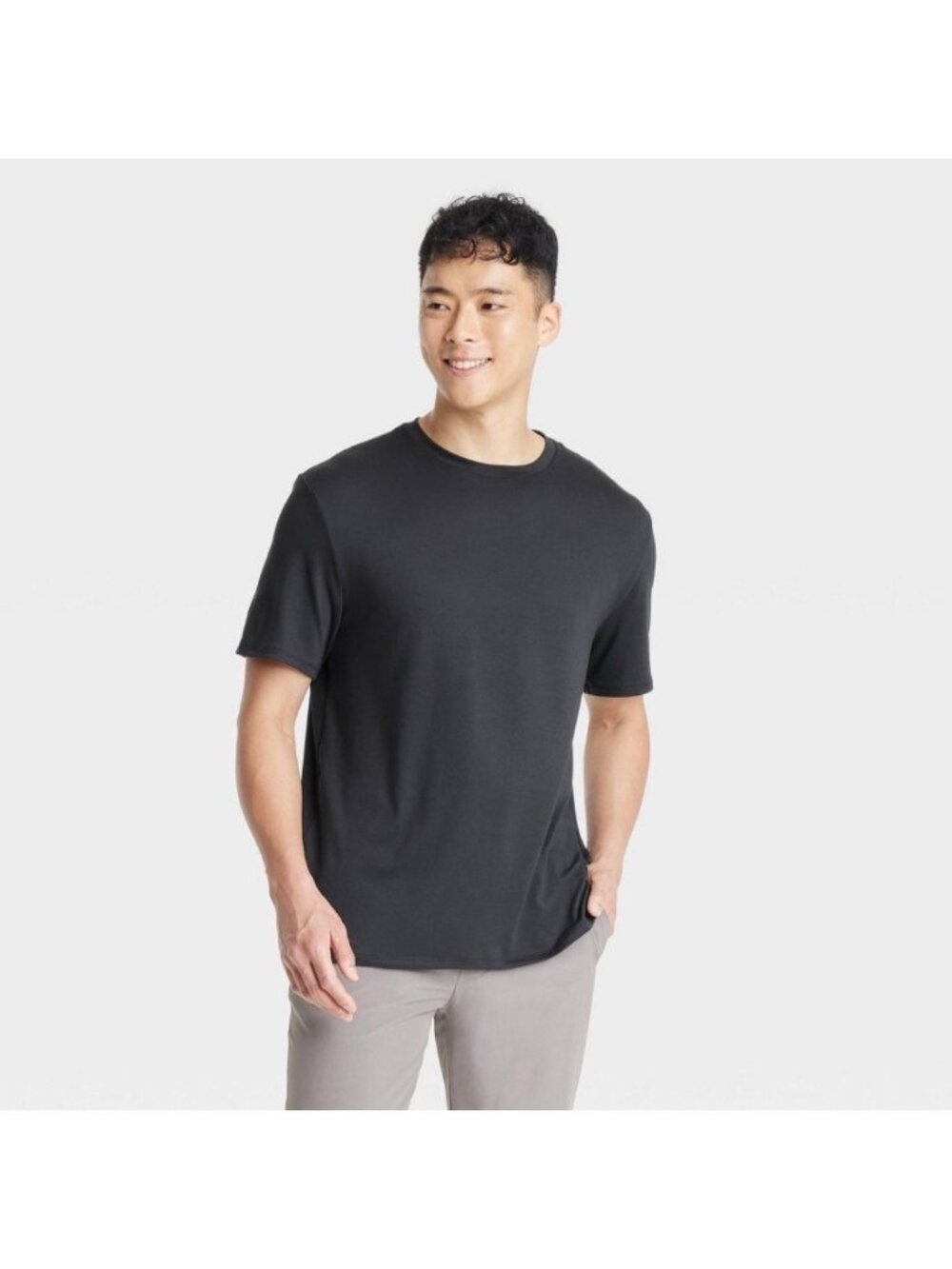 Men's Relaxed Fit Performance T-Shirt - All In Motion™ Black S